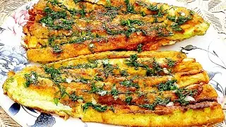 Сезон кабачков. Вкусные, хрустящие сверху и нежные внутри.