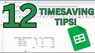 12 SIMPLE, but SUPER HANDY Google Sheets Navigation Tips for Beginners
