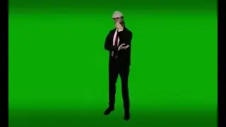 3d man manufacturing factory engineer on green screen talking walking and working in chroma key