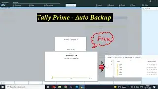 Tally Prime Auto Backup | Best Free Tally Prime TDL 
