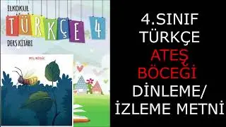 4.Sınıf Türkçe Ateş Böceği Dinleme İzleme Metni sayfa 161 Koza Yayınları