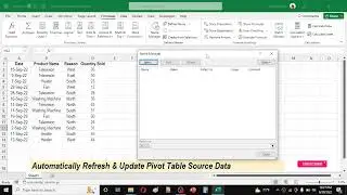 How to Auto Update New Data and Refresh Pivot Table Report in Excel