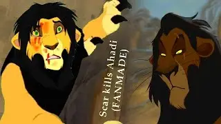 Scar kills Ahadi - The Lion King (FANMADE)