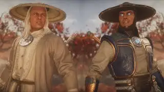 Christopher Lambert (Raiden) Vs Raiden | All Intro/Interaction Dialogues - Mortal Kombat 11