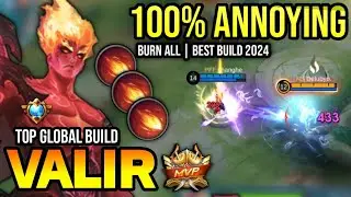 VALIR BEST BUILD 2024 | TOP GLOBAL VALIR GAMEPLAY | MOBILE LEGENDS✓