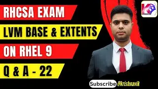 RHCSA EXAM - Create an LVM with a specific size of the Base and Extents