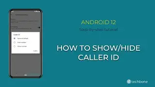 How to Show/Hide Caller ID [Android 12]