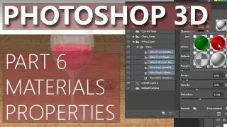 3D in Photoshop CS6 - 06 - Materials Properties