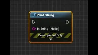 How to use the print string node