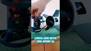 control servo motor position using hand moment and Arduino | 