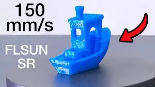 19 min 3D Benchy 3D Printing at 150mm/s on  FLSUN SR