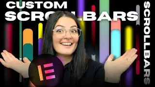 CUSTOM SCROLLBARS for ON-PAGE & WEBPAGE - Elementor Wordpress Tutorial Flex Container