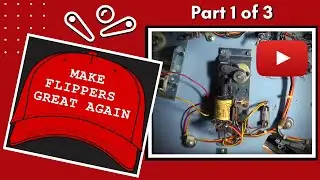 Rebuild Weak Flippers on Early Solid State Bally Pinball Machine - Part 1 of  3 - (Supersonic)