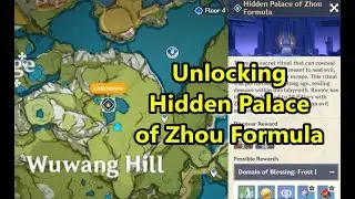 Unlocking Hidden Palace of Zhou Formula Puzzle near Wuwang Hill and Qingce Village Genshin Impact