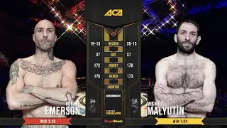 Роберт Эмерсон vs. Михаил Малютин | Robert Emerson vs. Mikhail Malyutin | ACA 93