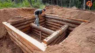 Man Builds Secret Underground Shelter | Start to Finish Build by