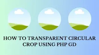 Circle crop image using PHP GD Library