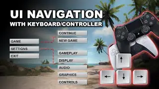 Unreal Menu System Template - Keyboard UI Navigation (part 1)