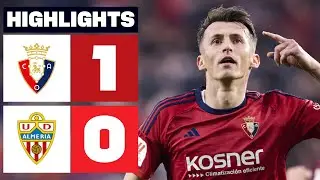 Resumen de CA Osasuna vs UD Almería (1-0)