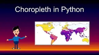 How to plot geographic location in Python | Choropleth map