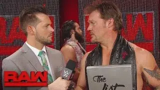 Chris Jericho puts Elias Samson on 