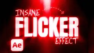 INSANE Text Flicker Transition in After Effects! (Easy)