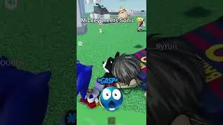 MICKEY meets SONIC 😭🤣 