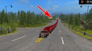 50 ПРИЦЕПОВ! ЧТО БУДЕТ ЕСЛИ СЦЕПИТЬ 50+ ПРИЦЕПОВ?