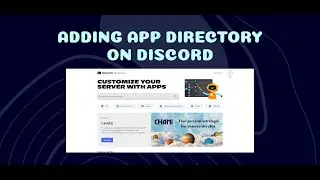 Add Apps to your Discord Server with the App Directory