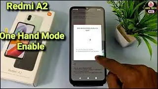 How To Enabale One Hand Mode in Redmi A2 | Redmi A2 One Hand Mode Setting |