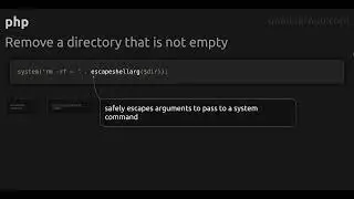 Remove a directory that is not empty