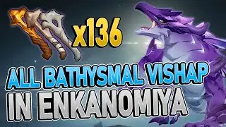 Bathysmal Vishap All Locations FAST FARMING ROUTE | Genshin Impact 2.4