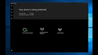 Windows Defender Security Center Antivirus Endpoint User Overview