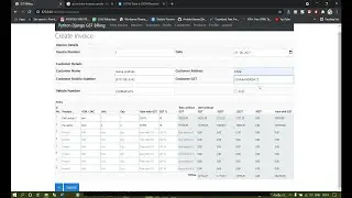 GST Billing  Project in Python Django with Source Code