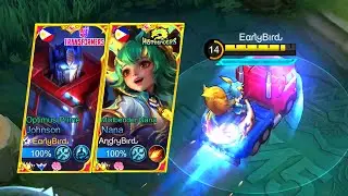 JOHNSON MAGE THE UNIVERSAL HEROES (18 Kills) WITH MISTBENDER SKIN NANA!! ~ Mobile Legends: Bang Bang