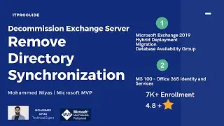 Remove Directory Synchronization - How to decommission Exchange Server in a Hybrid Setup - Video 3