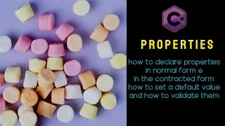 Properties: 3 ways to declare them