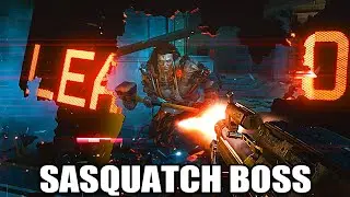 Cyberpunk 2077 - Sasquatch Boss Fight HD 1080p60 PC