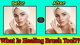 How to use the Healing Brush tool in Photoshop | How to Use Spot Healing Brush Tool in Bangla