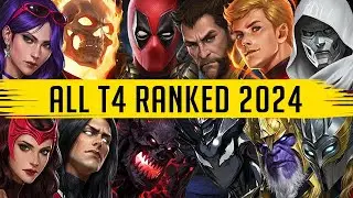 ALL T4 RANKED BEST TO WORST (August, 2024) - Marvel Future Fight