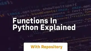 functions in python explained