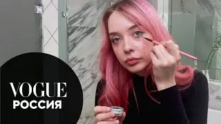 Ева Гурари (MIRÈLE): повседневный макияж и слезы с блестками | Vogue Россия