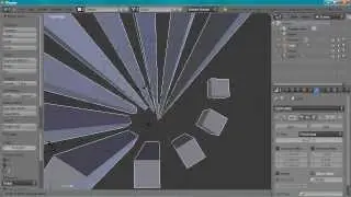 blender tutorial. rotate a duplicate around a central point using the array modifier