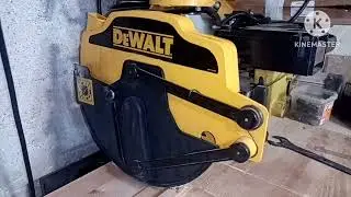 Dewalt 720, наточил диск, проверяю в работе!