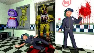 АНИМАТРОНИКИ ПУГАЮТ ОХРАННИКА В ЗАБРОШЕННОЙ ПИЦЦЕРИИ FNAF COOP ГАРРИС МОД GMOD ► Garrys Mod