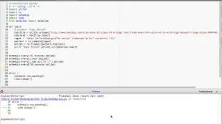 Python scheduling