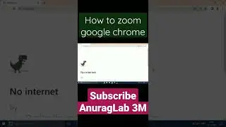 How to zoom on Google Chrome page 🧐 reset chrome zoom setting 🔥