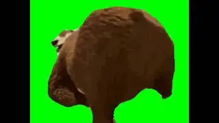 Boog Among Us twerk green screen meme template