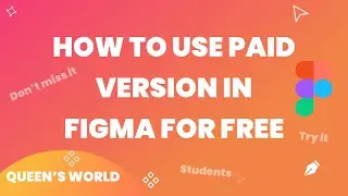 ✨How to get Figma Educational plan🤔Try this to explore all the paid versions💯🤩 For Students 