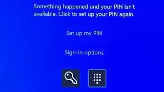 🔢 Something happened and your PIN isnt available FIX